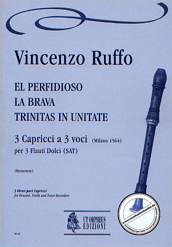 Titelbild für ORPHEUS -HS20 - EL PERFIDIOSO LA BRAVA TRINITAS IN UNITATE