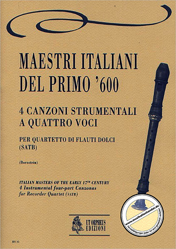 Titelbild für ORPHEUS -HS35 - MAESTRI ITALIANI DEL PRIMO 600