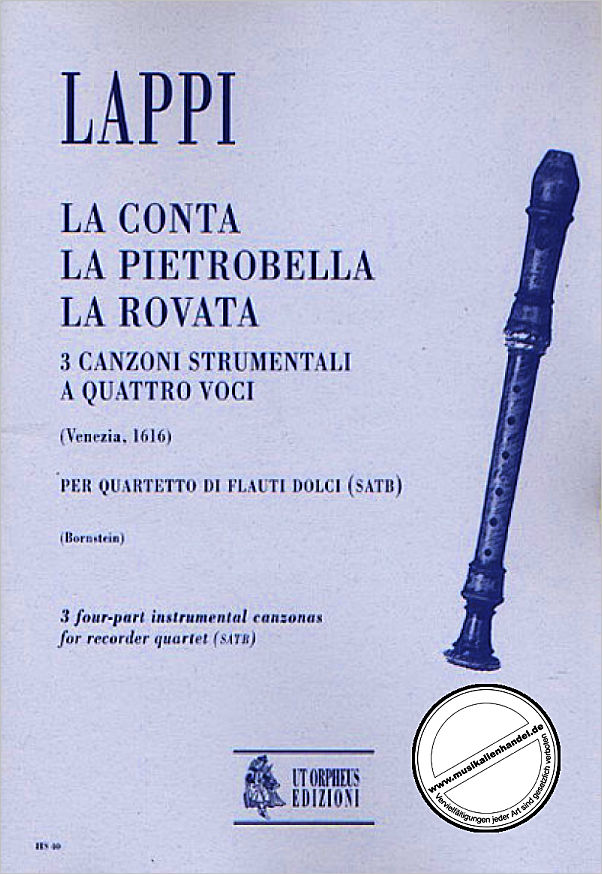 Titelbild für ORPHEUS -HS40 - LA CONTA / LA PIETROBELLA / LA ROVATA