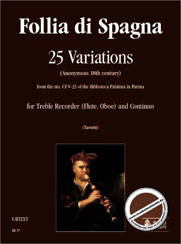 Titelbild für ORPHEUS -HS57 - FOLLIA DI SPAGNA (25 VARIATIONEN)