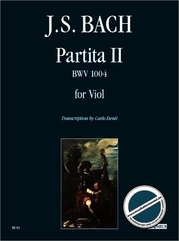 Titelbild für ORPHEUS -HS83 - PARTITA 2 BWV 1004