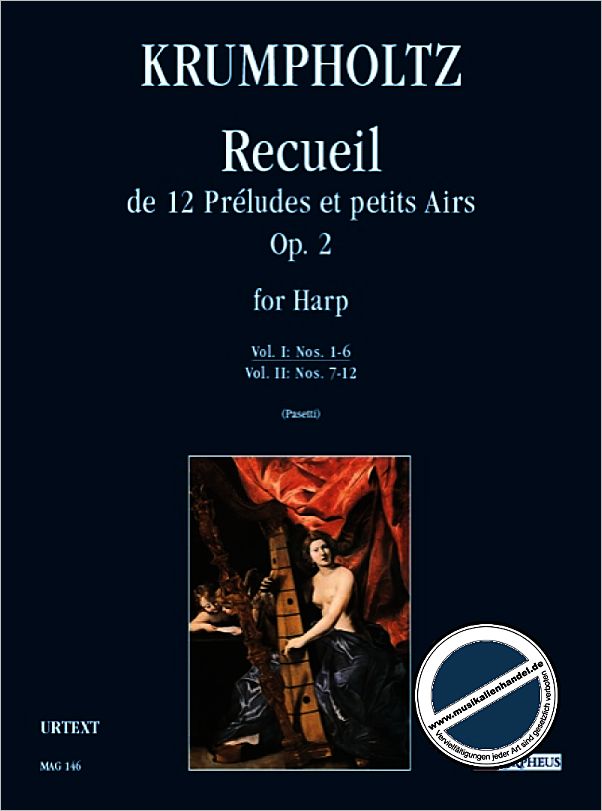 Titelbild für ORPHEUS -MAG146 - RECUEIL DE 12 PRELUDES ET PETITS AIRS OP 2/1-6