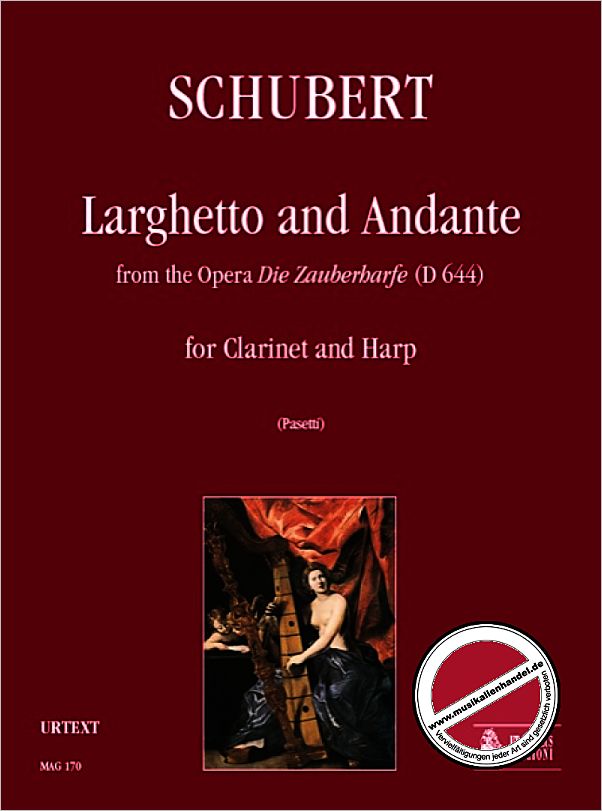 Titelbild für ORPHEUS -MAG170 - LARGHETTO + ANDANTE AUS DIE ZAUBERHARFE D 644