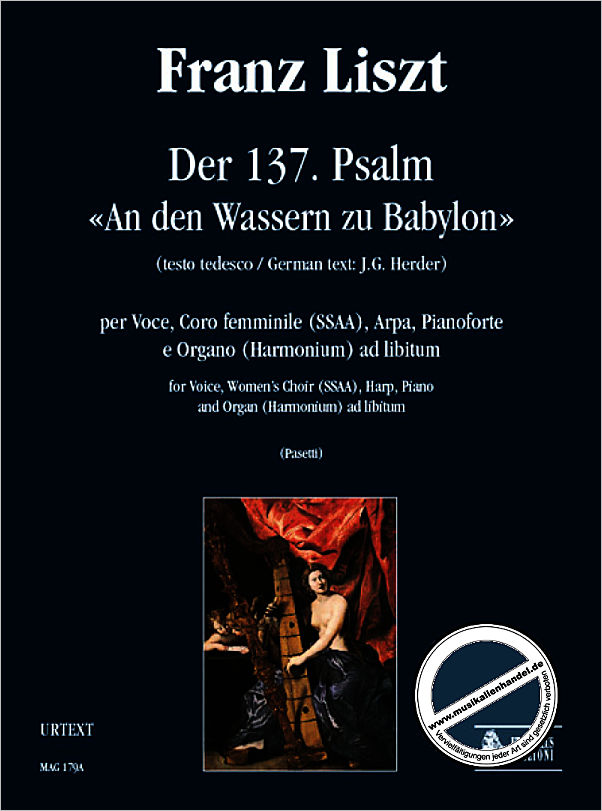 Titelbild für ORPHEUS -MAG179A - PSALM 137 - AN DEN WASSERN ZU BABYLON