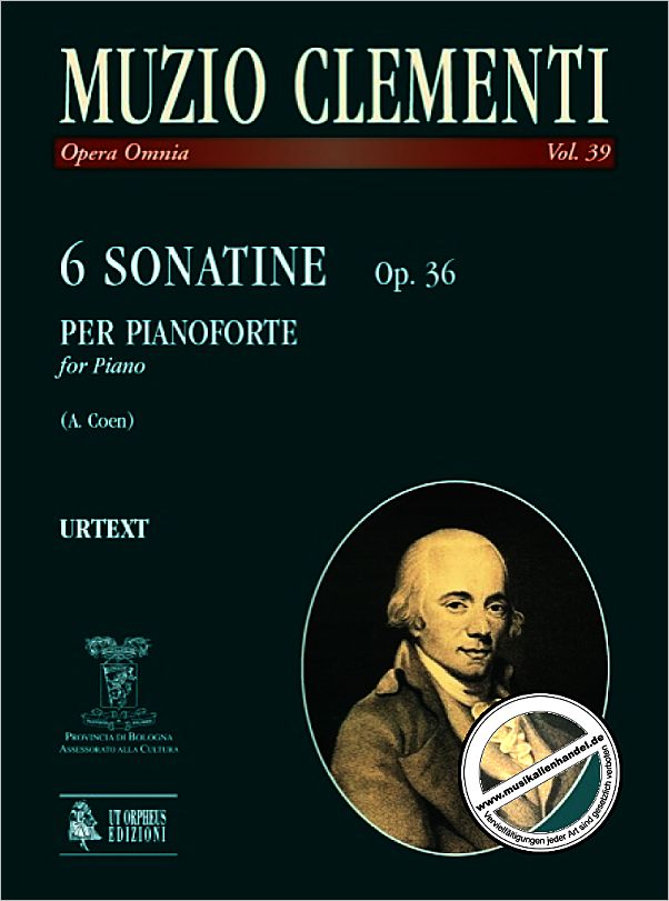 Titelbild für ORPHEUS -MC39 - 6 SONATINEN OP 36