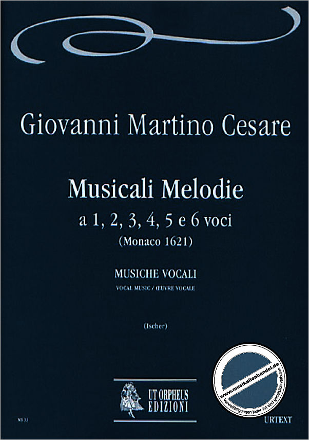 Titelbild für ORPHEUS -MS33 - MUSICALI MELODIE A 1-6 VOCI