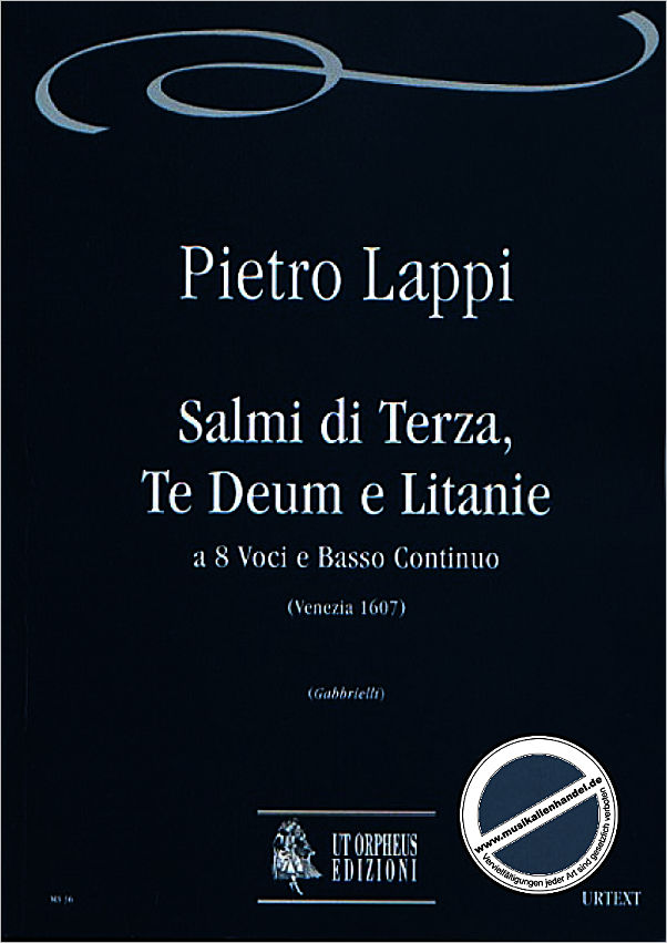 Titelbild für ORPHEUS -MS36 - SALMI DI TERZA TE DEUM E LITANIE