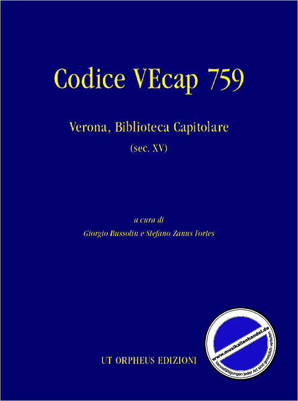 Titelbild für ORPHEUS -MS39 - CODICE VECAP 759
