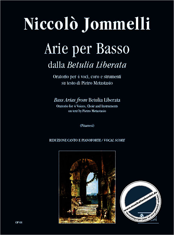 Titelbild für ORPHEUS -OP08 - ARIE PER BASSO DALLA BETULIA LIBERATA