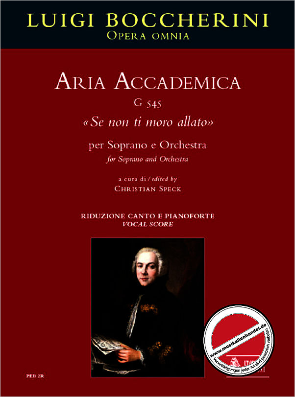 Titelbild für ORPHEUS -PEB2R - ARIA ACCADEMICA G 545