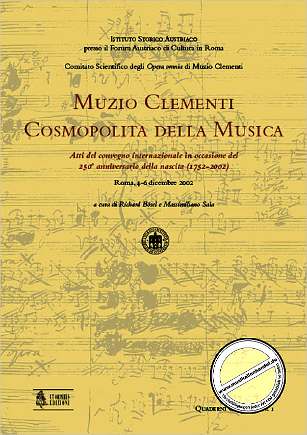 Titelbild für ORPHEUS -QC1 - MUZIO CLEMENTI - COSMOPOLITA DELLA MUSICA