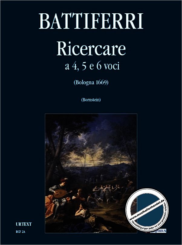 Titelbild für ORPHEUS -RCF02A - RICERCARE A 4 5 + 6 VOCI