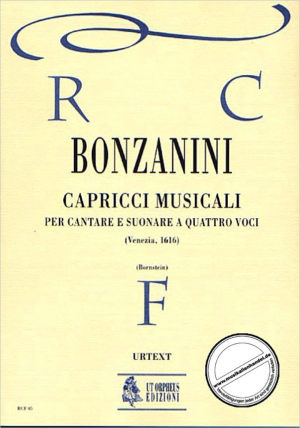 Titelbild für ORPHEUS -RCF05A - CAPRICCI MUSICALI