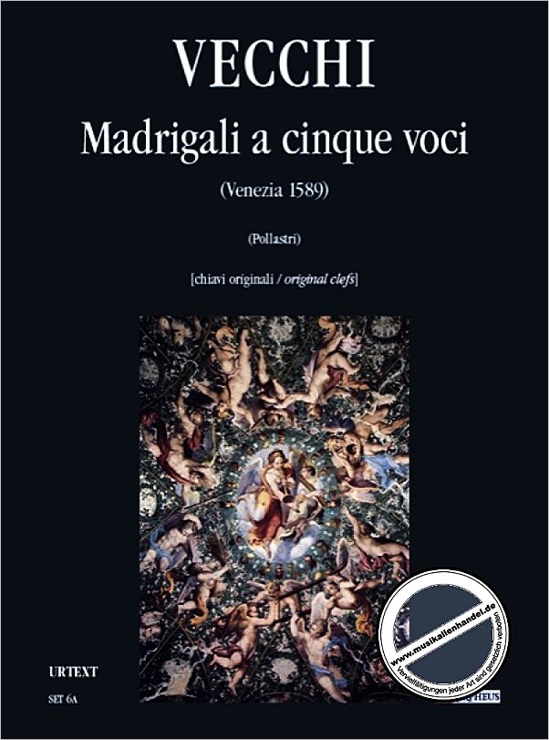 Titelbild für ORPHEUS -SET06A - MADRIGALI A 5 VOCI (ORIGINAL CLEFS)