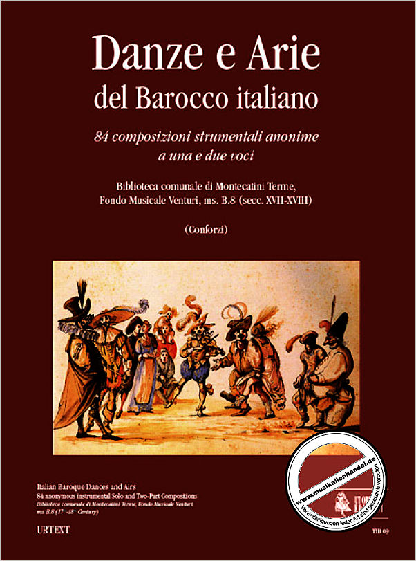 Titelbild für ORPHEUS -TIB09 - DANZE E ARIE DEL BAROCCO ITALIANO