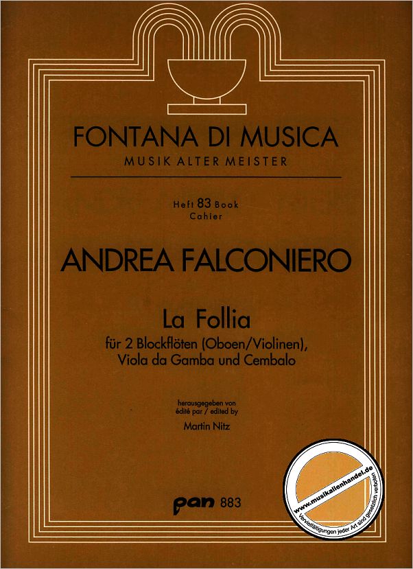 Titelbild für PAN 883 - LA FOLLIA VARIATIONEN