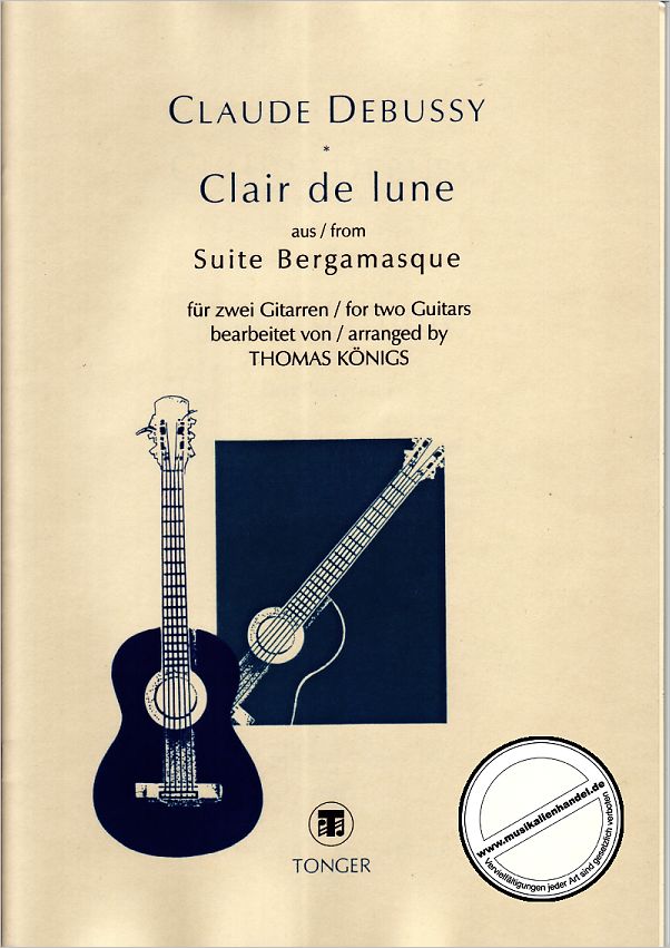 Titelbild für PJT 3268-0 - CLAIR DE LUNE (SUITE BERGAMASQUE)