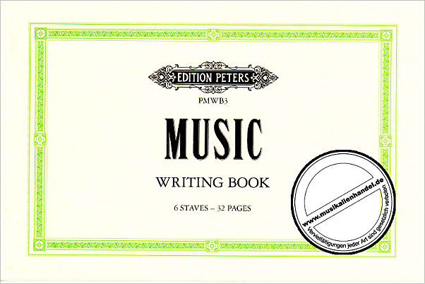 Titelbild für PMWB 3 - MUSIC WRITING BOOK