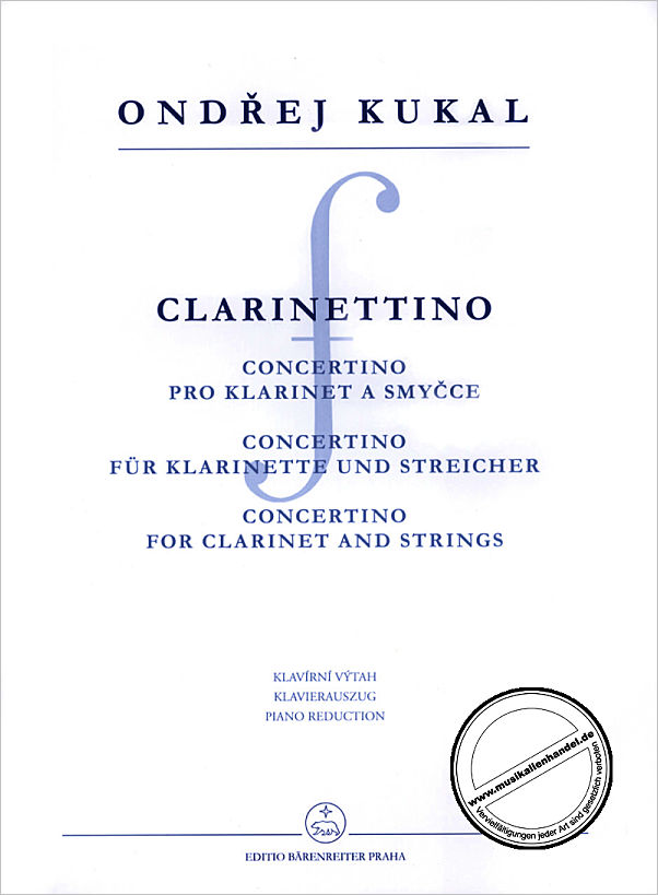 Titelbild für PRAHA 7898 - Clarinettino | Concertino