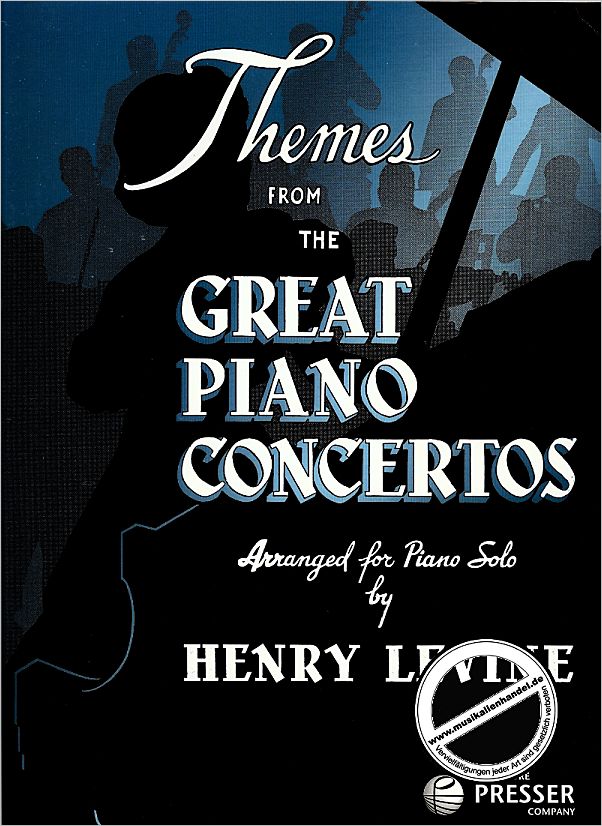 Titelbild für PRESSER 410-40227 - THEMES FROM THE GREAT PIANO CONCERTOS