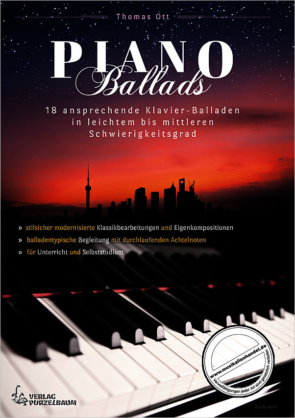 Titelbild für PURZ 40811 - PIANO BALLADS