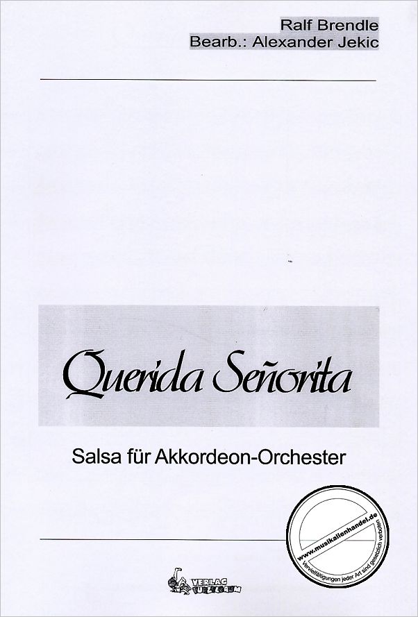 Titelbild für PURZ 40130-P - QUERIDA SENORITA
