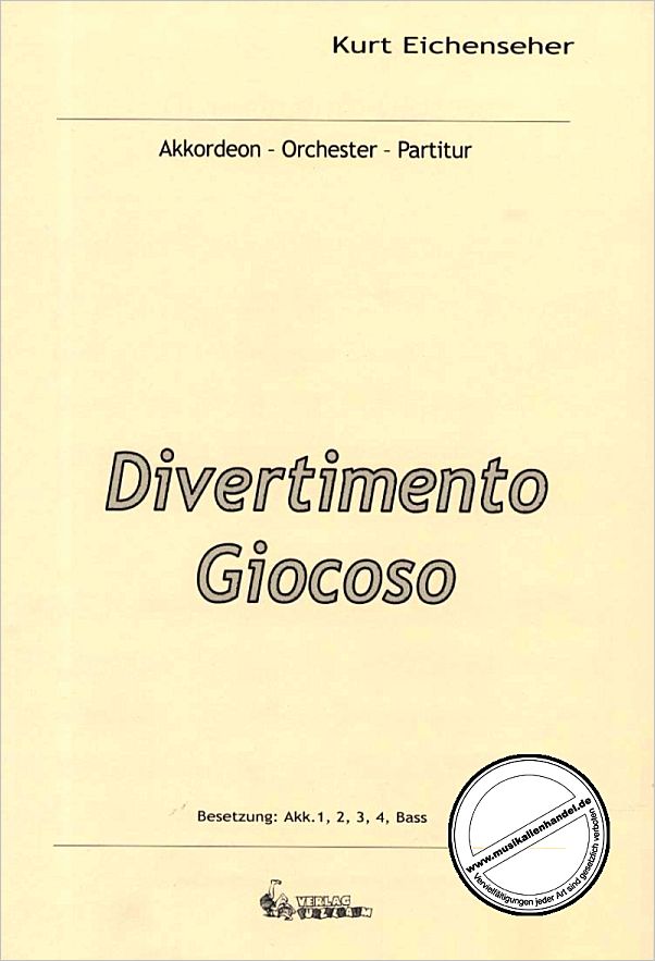 Titelbild für PURZ 40134-P - DIVERTIMENTO GIOCOSO