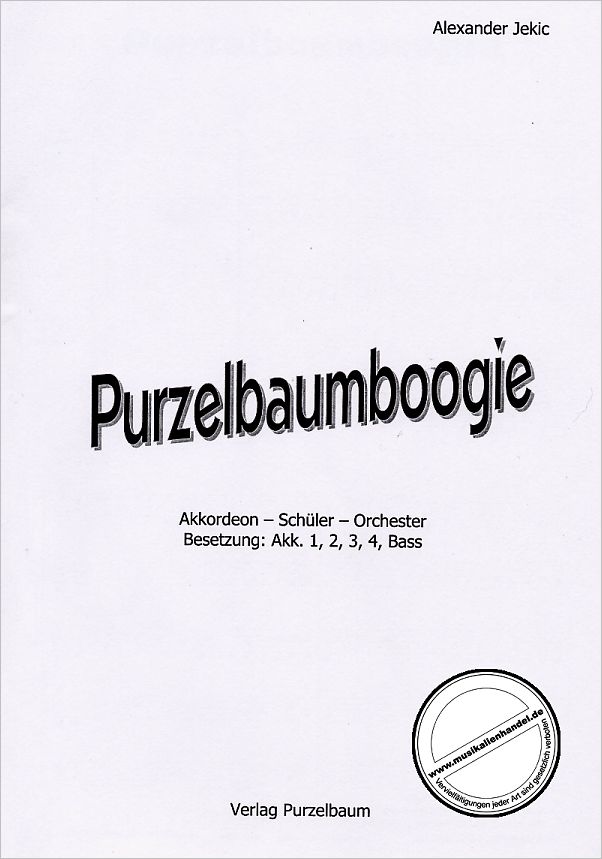 Titelbild für PURZ 40202-P - PURZELBAUMBOOGIE