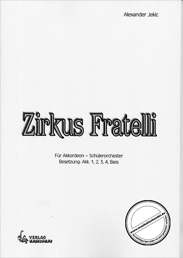 Titelbild für PURZ 40209-P - ZIRKUS FRATELLI