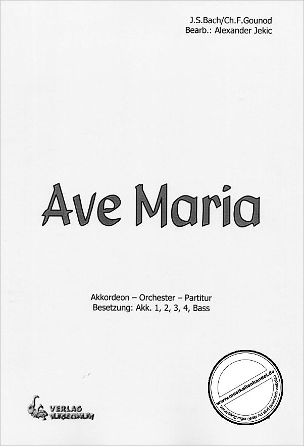 Titelbild für PURZ 40210-P - AVE MARIA