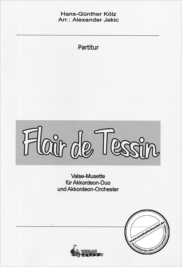 Titelbild für PURZ 50101-P - FLAIR DE TESSIN