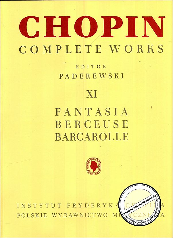 Titelbild für PWM 241 - FANTASIA BERCEUSE BARCAROLLE