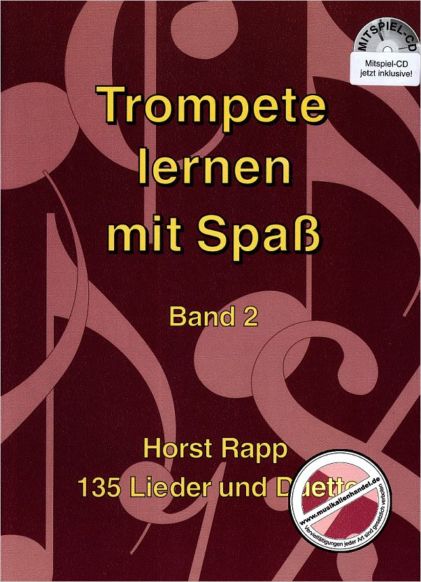 Titelbild für RAPP -TS2 - TROMPETE LERNEN MIT SPASS 2