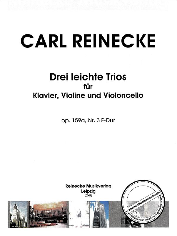 Titelbild für REINECKE 0001 - TRIO 3 F-DUR OP 159A/3 (3 LEICHTE TRIOS OP 159A)