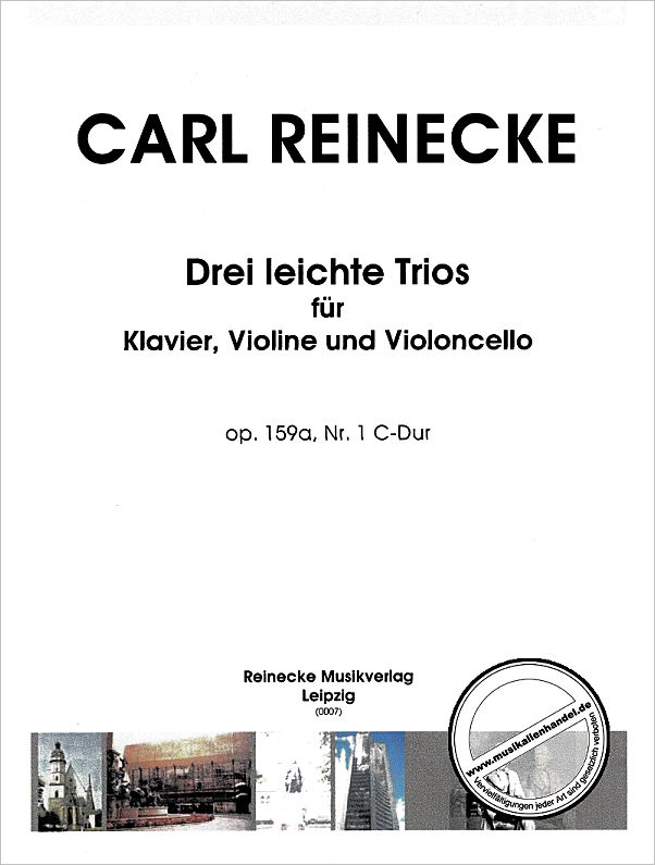 Titelbild für REINECKE 0007 - TRIO 1 C-DUR OP 159A/1 (3 LEICHTE TRIOS OP 159A)