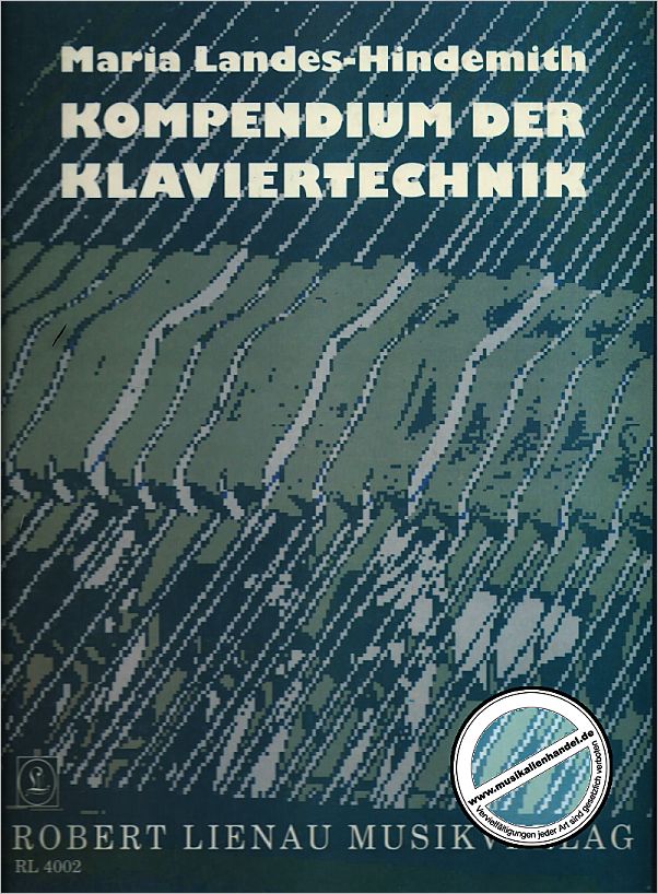 Titelbild für RL 40020 - KOMPENDIUM DER KLAVIERTECHNIK