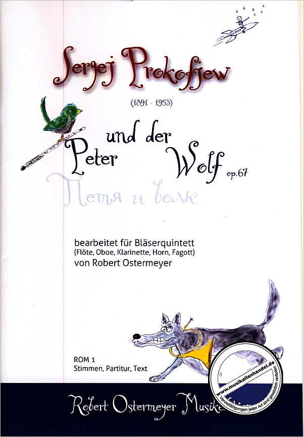 Titelbild für ROM 1 - PETER + DER WOLF OP 67