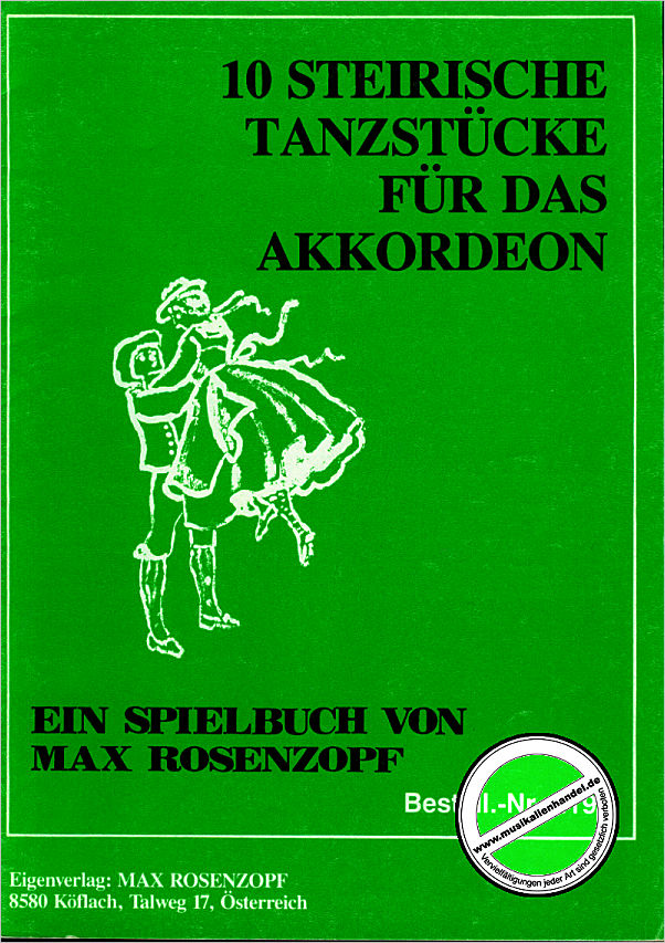 Titelbild für ROSENZOPF 219 - 10 STEIRISCHE TANZSTUECKE