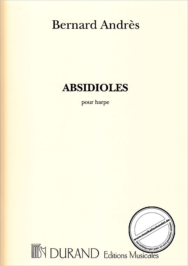 Titelbild für RR 1176 - Absidioles