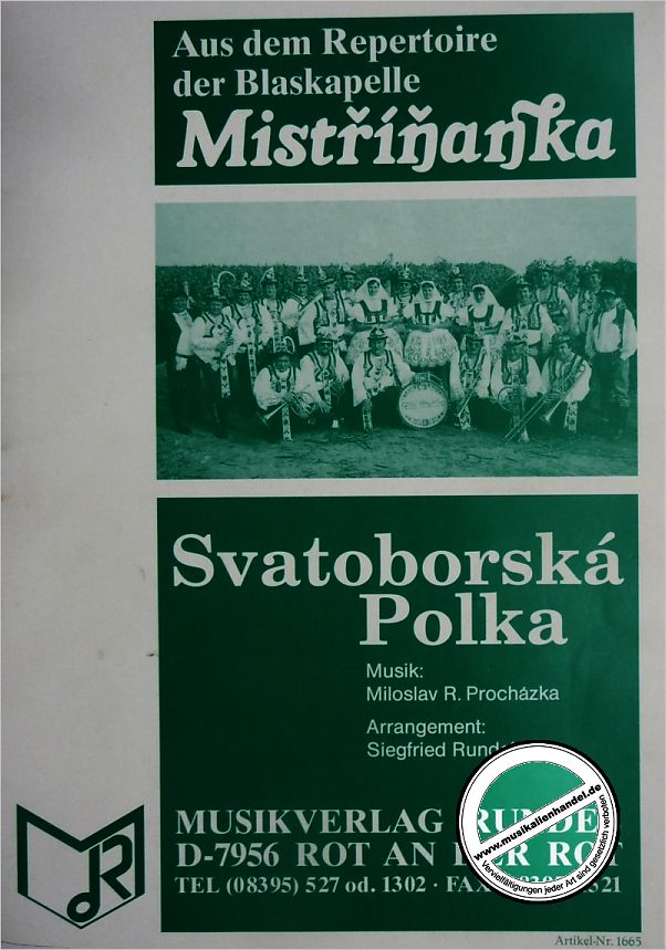 Titelbild für RUNDEL 1665 - SVATOBORSKA POLKA