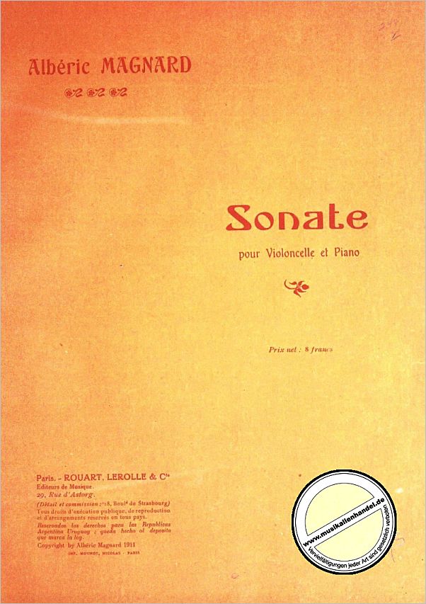 Titelbild für SALABERT 10447 - SONATE