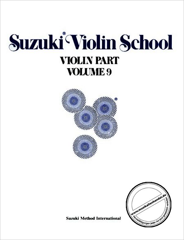 Titelbild für SBM 225 - VIOLIN SCHOOL 9