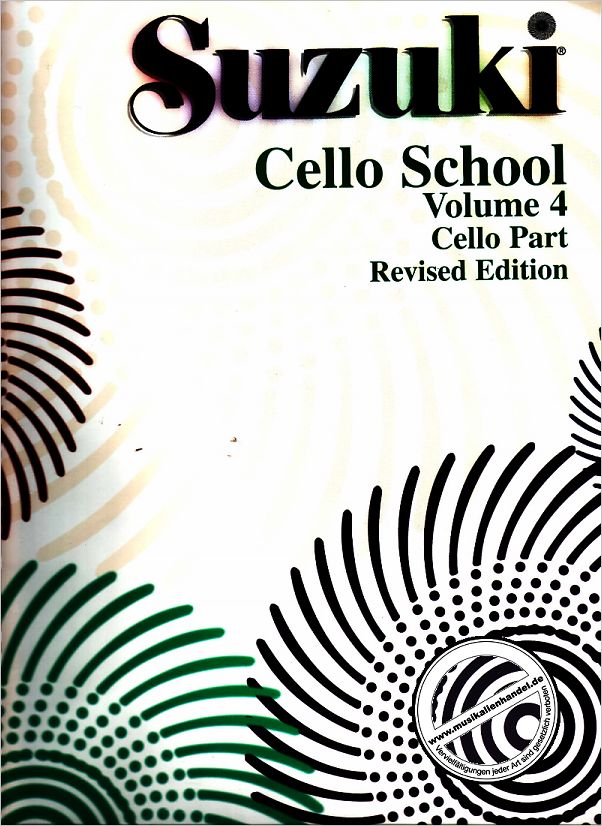 Titelbild für SBM 0266S - CELLO SCHOOL 4 - REVISED