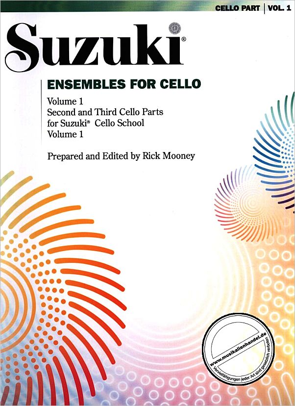 Titelbild für SBM 296 - ENSEMBLES FOR CELLO 1