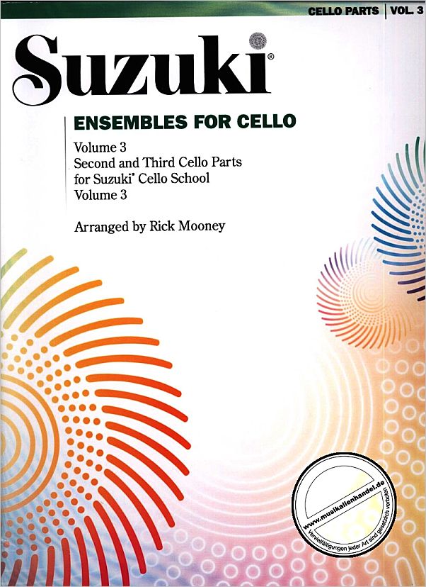 Titelbild für SBM 299S - ENSEMBLES FOR CELLO 3