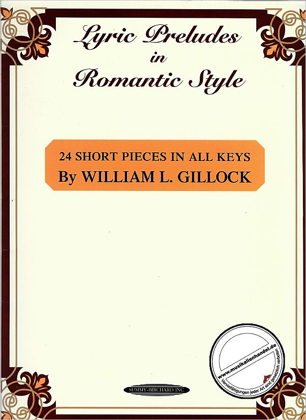 Titelbild für SBM 649 - LYRIC PRELUDES IN ROMANTIC STYLE