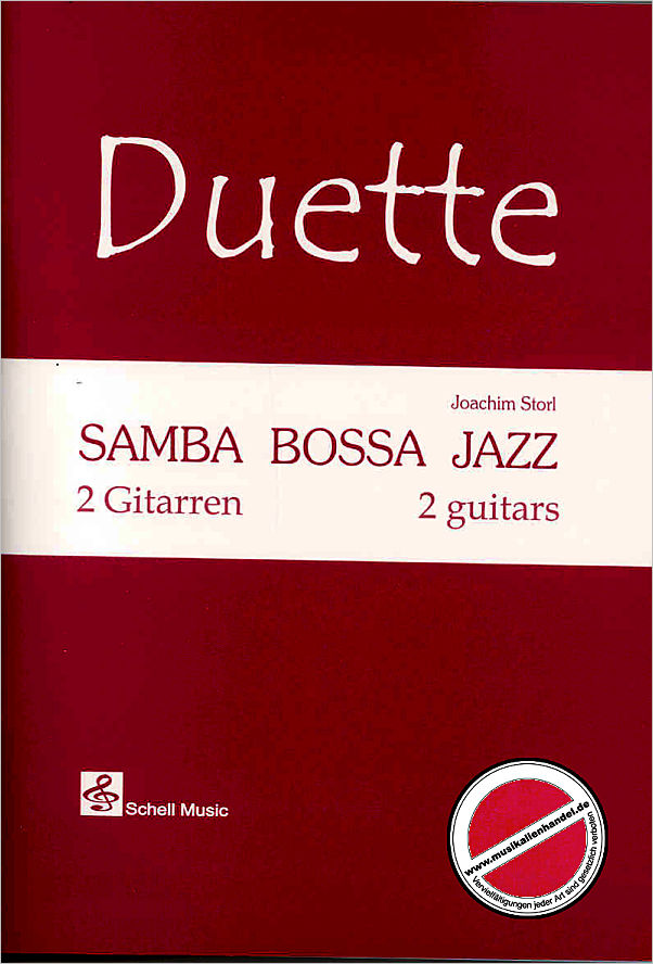 Titelbild für SCHELL 6306BCD - SAMBA BOSSA JAZZ - DUETTE