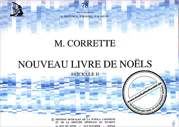 Titelbild für SCHOLA 6010 - LIVRE DE NOELS 2