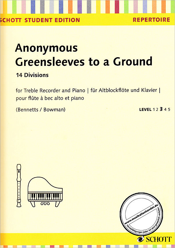 Titelbild für SE 1041 - GREENSLEEVES TO A GROUND
