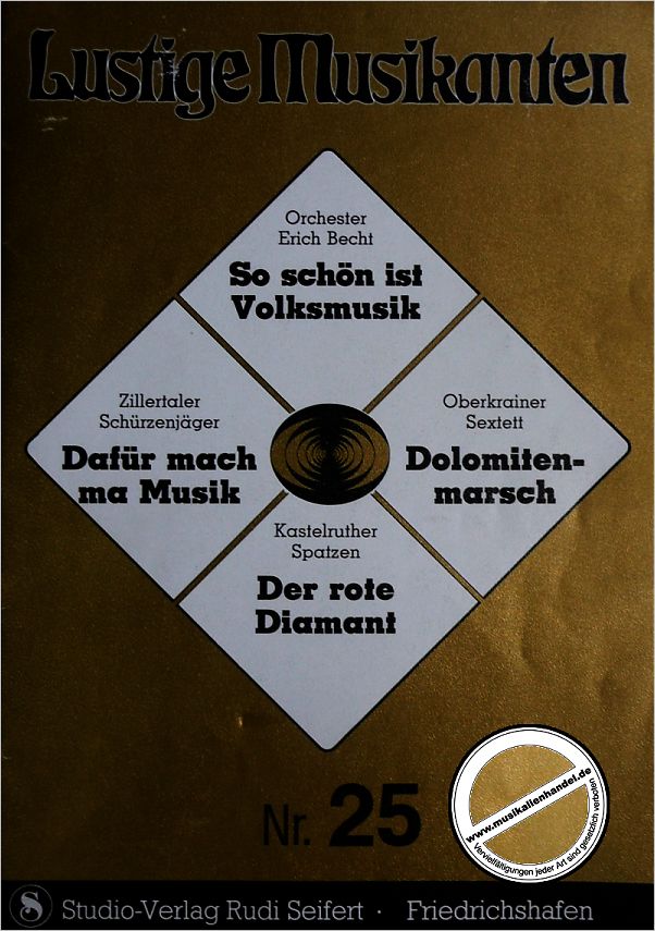 Titelbild für SEIF 10010050 - LUSTIGE MUSIKANTEN 25